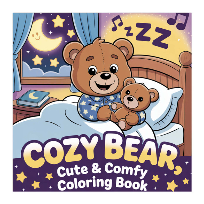 Kleurboek Cozy Bear 2