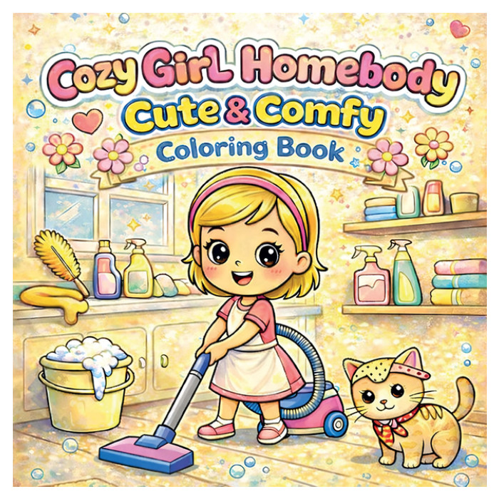 Kleurboek Cozy Girl Homebody Cute & Comfy