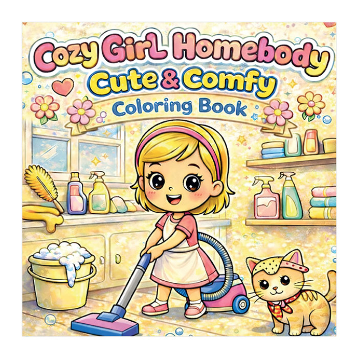 Kleurboek Cozy Girl Homebody Cute & Comfy