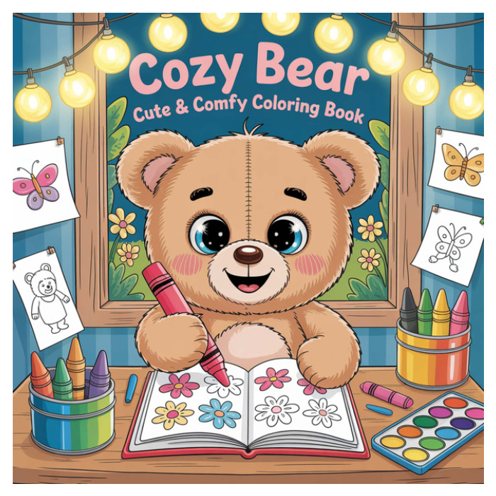 Kleurboek Cozy Bear 1