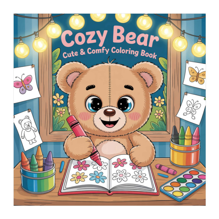 Kleurboek Cozy Bear 1