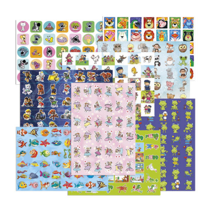 Belongingsstickermix De Stulp thema fantasie assorti