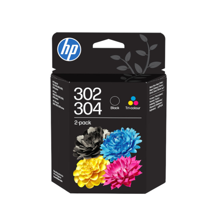 Inktcartridge HP B82L1AE 302/ 304 zwart + kleur