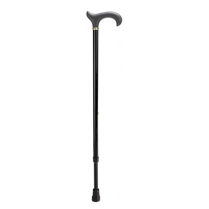 Wandelstok Able2 soft derby handvat zwart