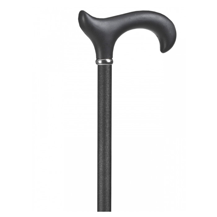 Wandelstok Able2 soft derby handvat zwart