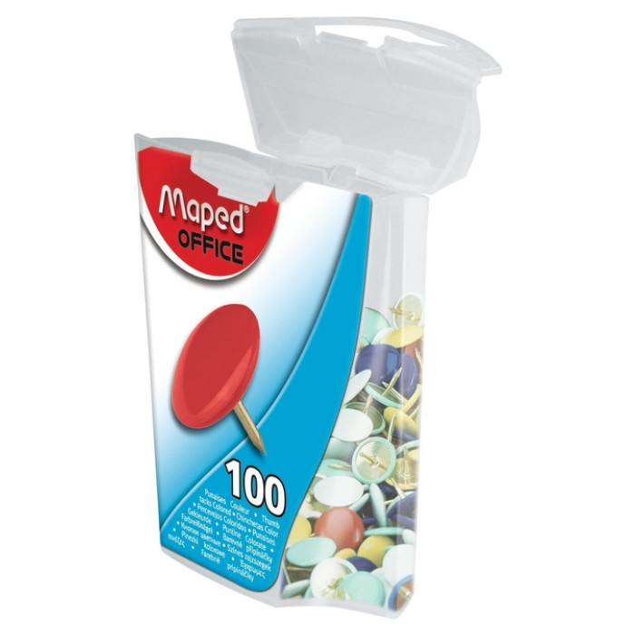 Punaises Maped kleur 100st
