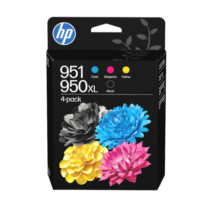 Inktcartridge HP C3WK1AE 950XL/951 zwart + 3 kleuren