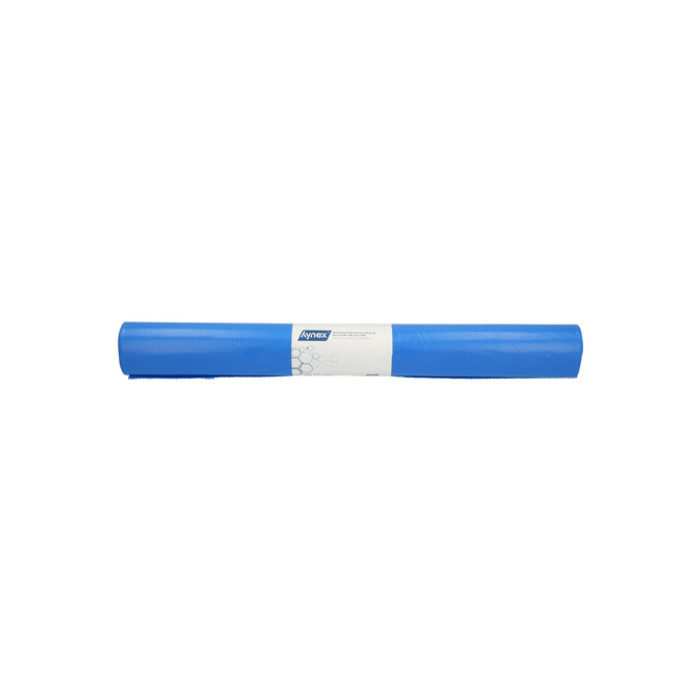Afvalzak Hynex 90x110cm LDPE recycled T80 140L blauw rol à 10 stuks