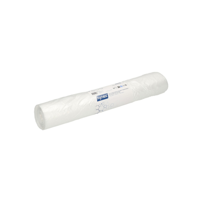 Afvalzak Hynex 63x70cm HDPE recycled T15 50L transparant rol à 50 stuks