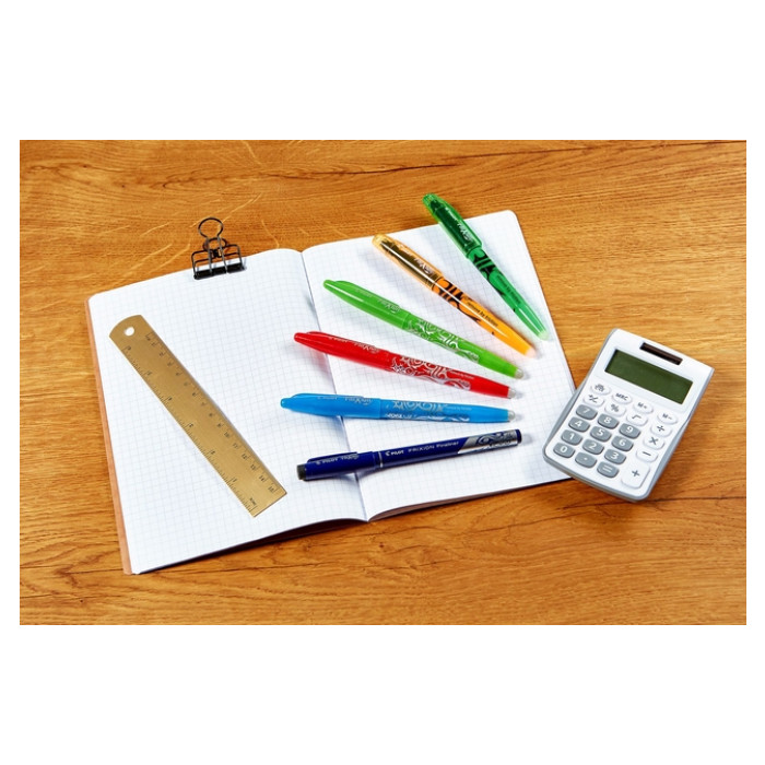 Rollerpen PILOT friXion medium assorti display à 96 stuks