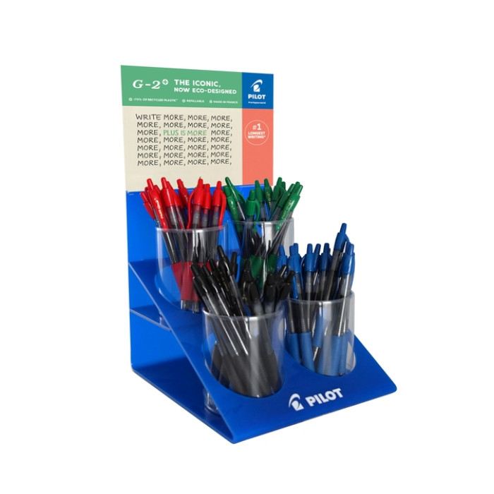 Gelschrijver PILOT BL-G2 Plus medium assorti display à 48 stuks