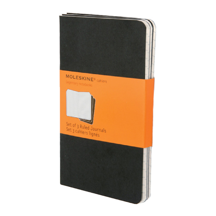 Schrift Moleskine pocket 90x140mm lijn 120 pagina's zwart