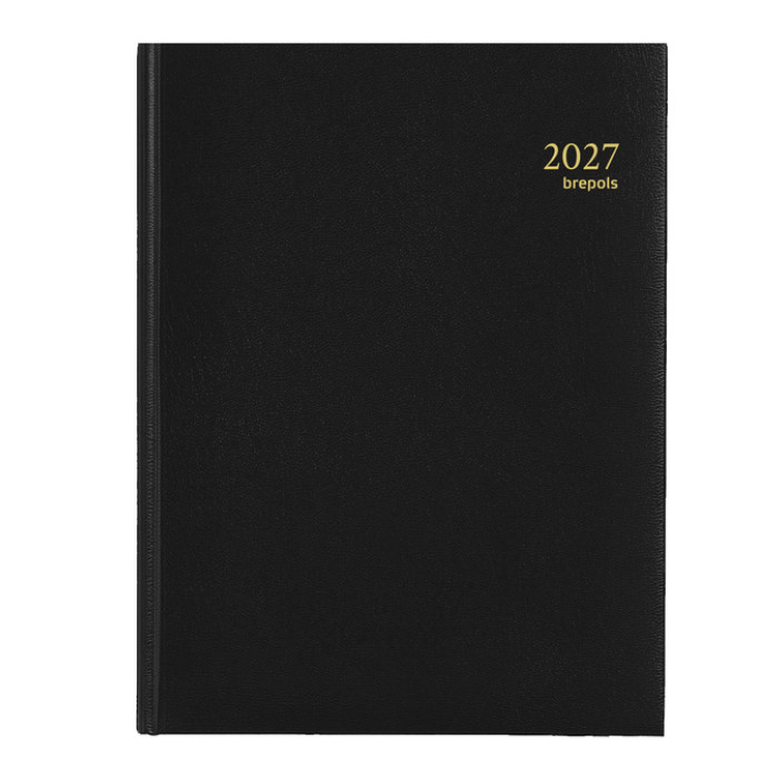 Agenda 2027 Brepols Timing Lima 7dagen/2pagina's viertalig zwart