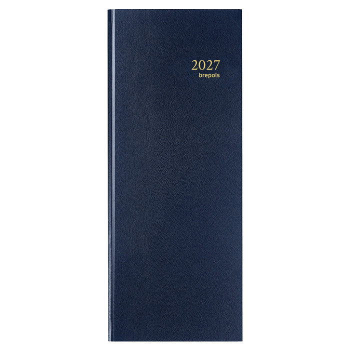 Agenda 2027 Brepols Saturnus Lima 1dag/1pagina blauw
