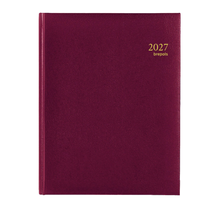 Agenda 2027 Brepols Timing Lima 7dagen/2pagina's zestalig bordeaux