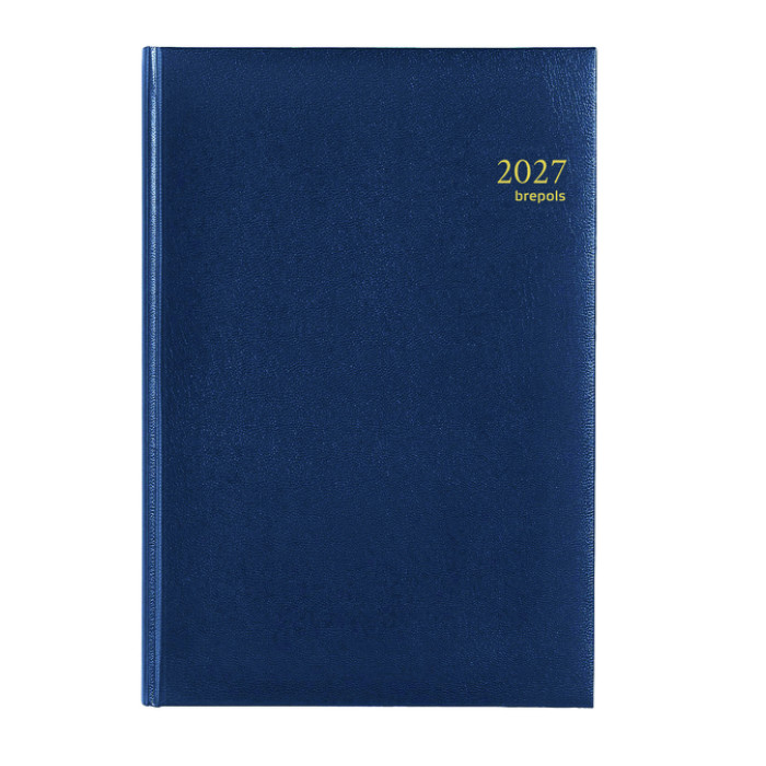 Agenda 2027 Brepols Omega Lima 7dagen/2pagina's blauw