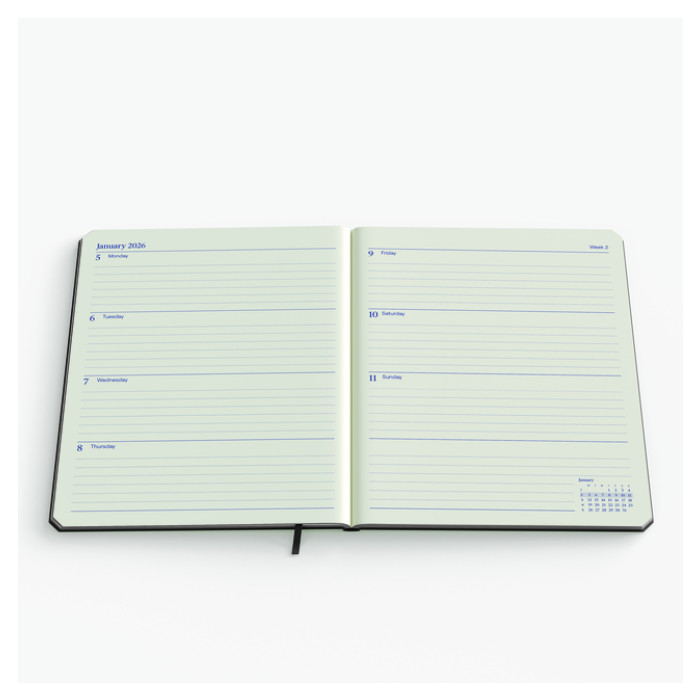 Agenda 2027 de KEMPEN Weekly Planner Large 7dagen/2pagina's assorti