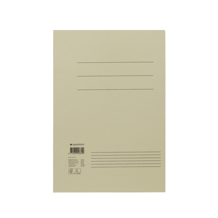 Dossiermap Quantore folio 250gr grijs