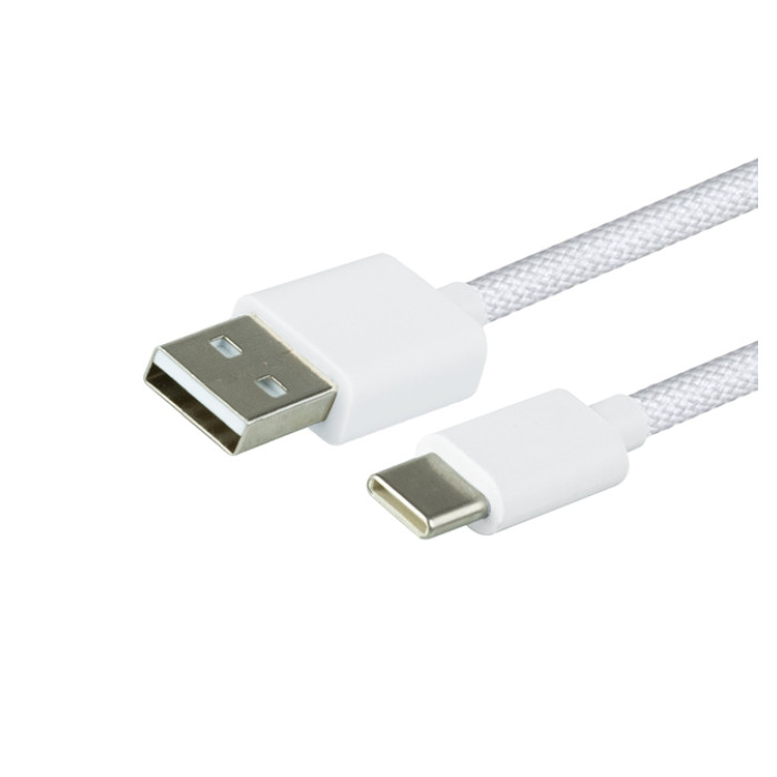 Kabel Green Mouse USB-A to USB-C data Woven 2m blisterverpakking