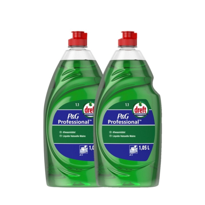 Afwasmiddel Dreft Professional 2 x 1,05 liter