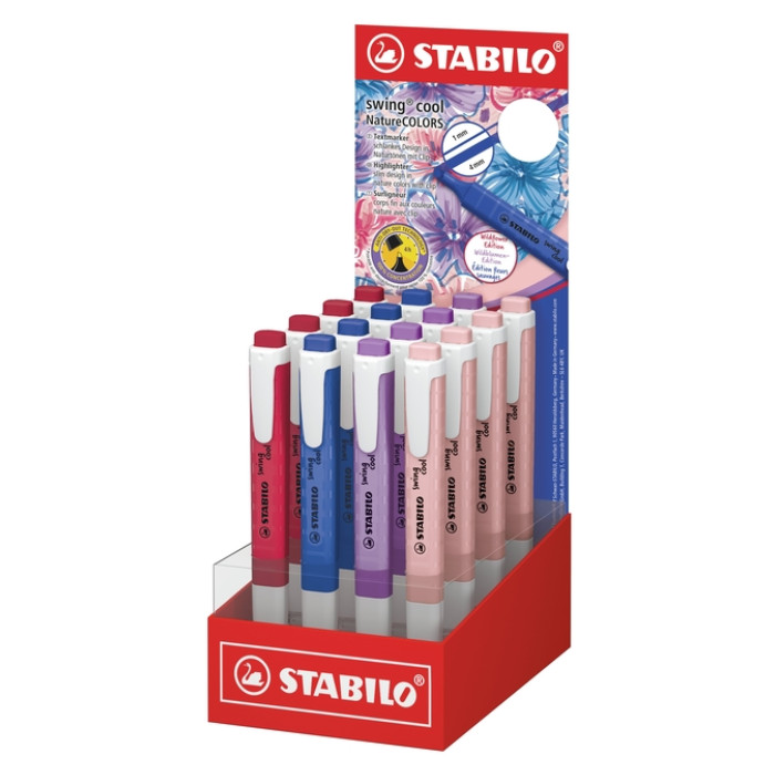 Markeerstift STABILO Swing cool Wldflower assorti