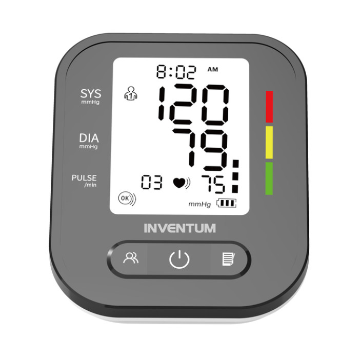 Bloeddrukmeter Inventum bovenarm 22-42cm zwart/wit