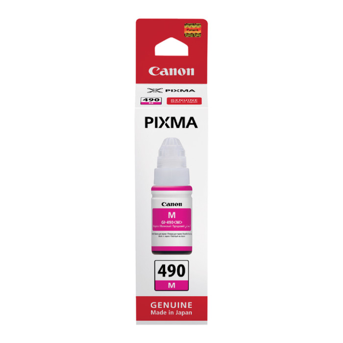 Navulinkt Canon GI-490 rood