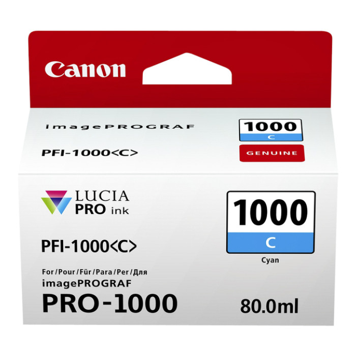 Inktcartridge Canon PFI-1000 blauw