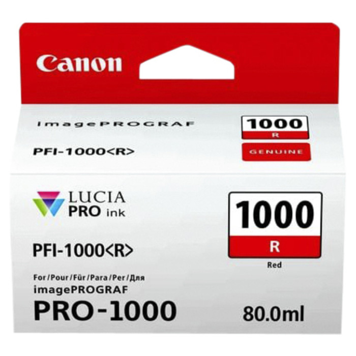 Inktcartridge Canon PFI-1000 rood