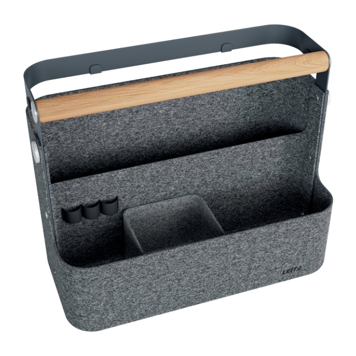 Bureau organizer Leitz draagbaar hangend donkergrijs