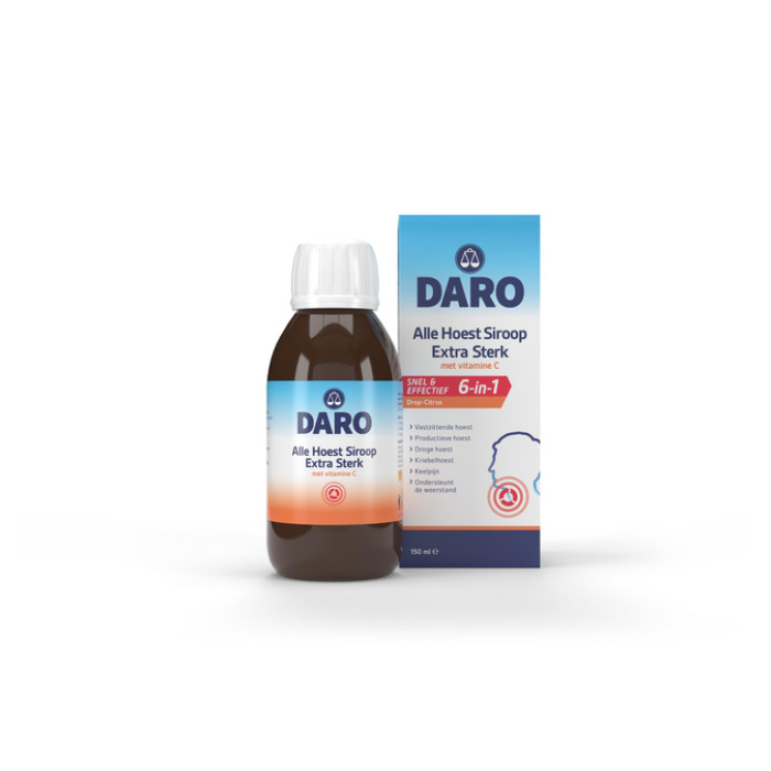 Hoestdrank Daro Alle Hoest extra sterk vitC 150ml
