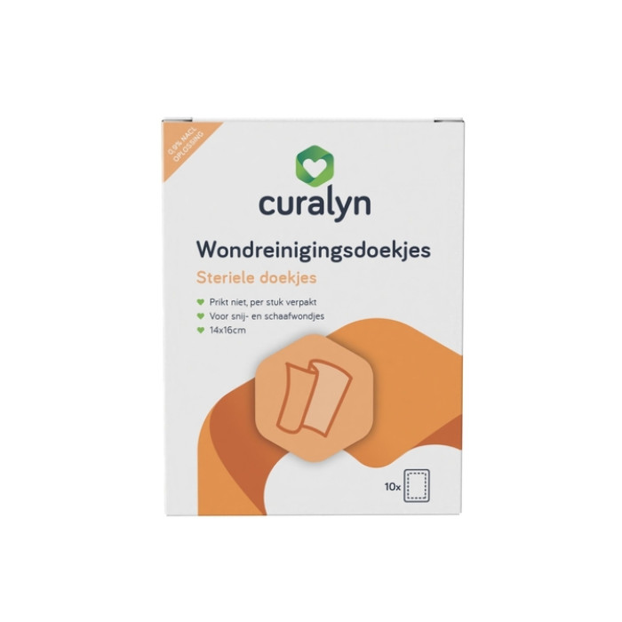 Wondreinigingsdoekjes Curalyn 10 stuks