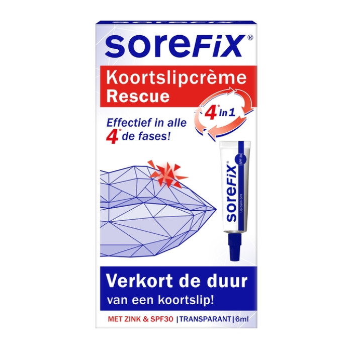 Koortslipcreme Sorefix rescue tube 6ml