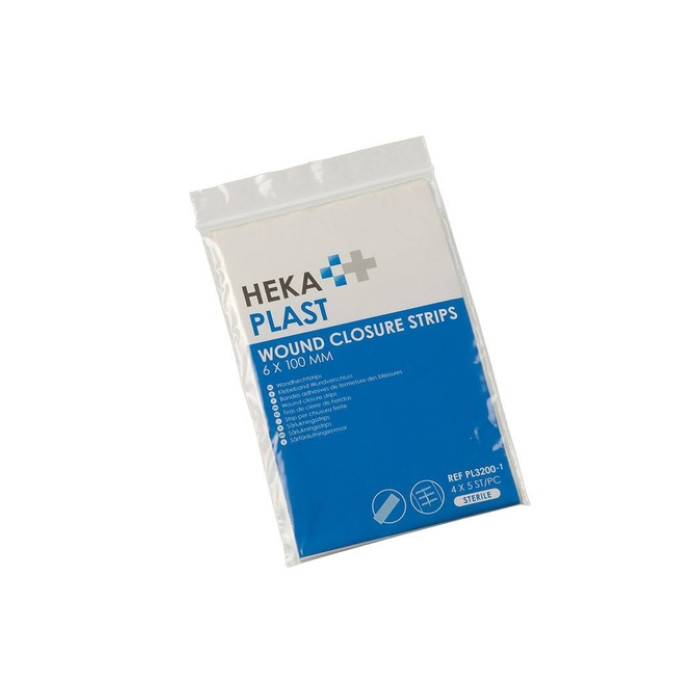 Wondhechtingstrips Hekaplast 6x100mm steriel