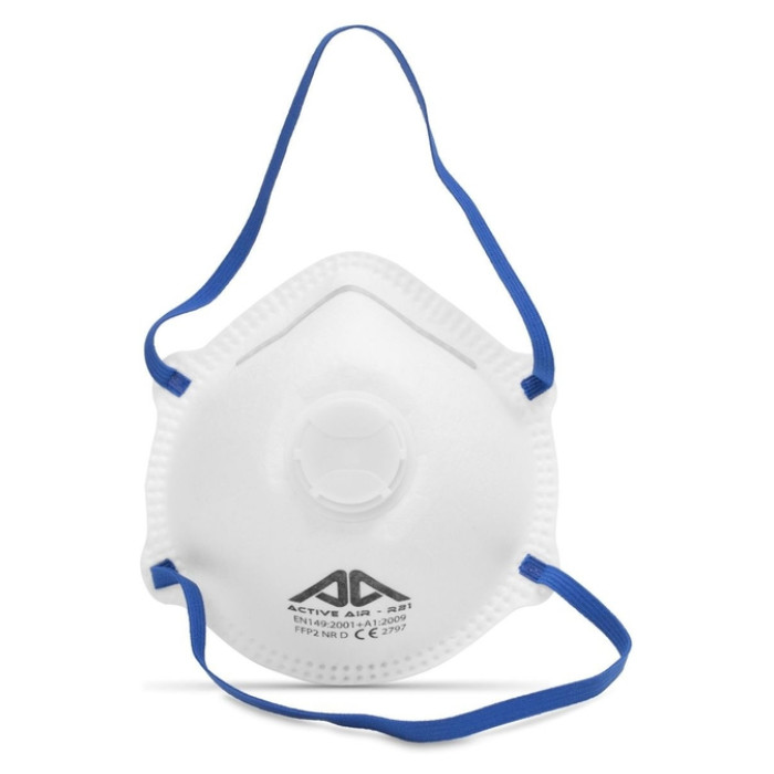 Stofmasker Active Gear met ventiel ffp2 10 stuks