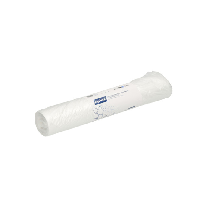 Afvalzak Hynex 50x55cm HDPE recycled T15 25L transparant rol à 50 stuks