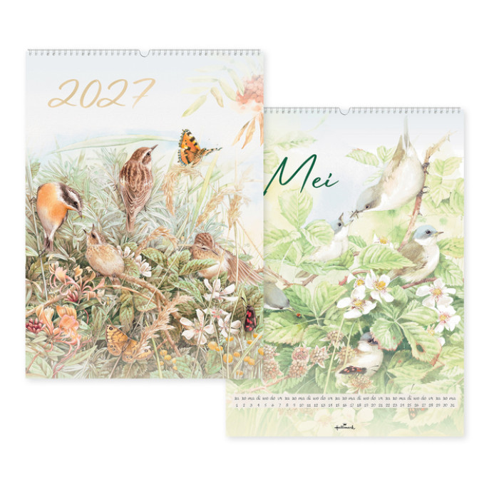 Maandkalender 2027 Marjolein Bastin 400x550mm nederlands