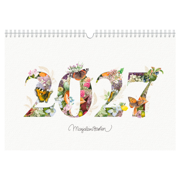 Familiekalender 2027 Marjolein Bastin A4 nederlands