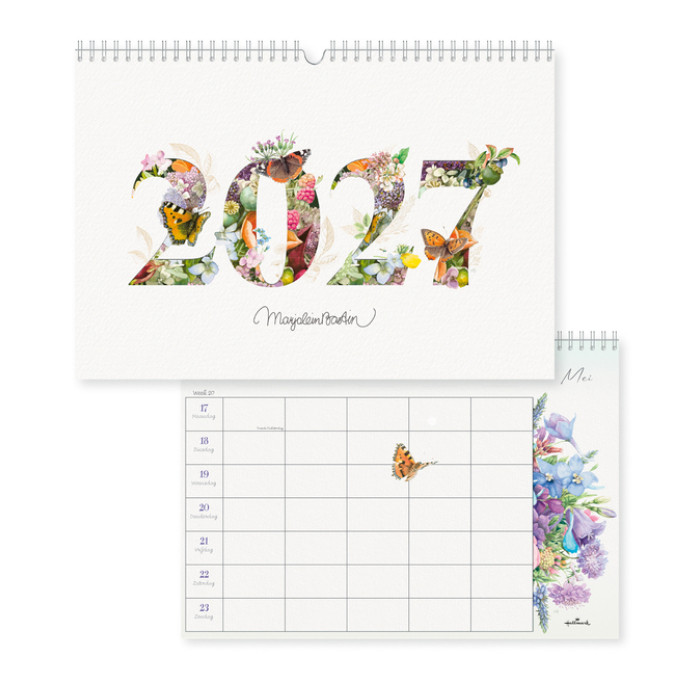 Familiekalender 2027 Marjolein Bastin A4 nederlands