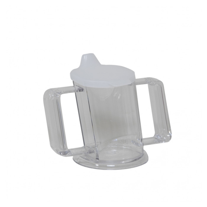 Beker HandyCup met deksel transparant