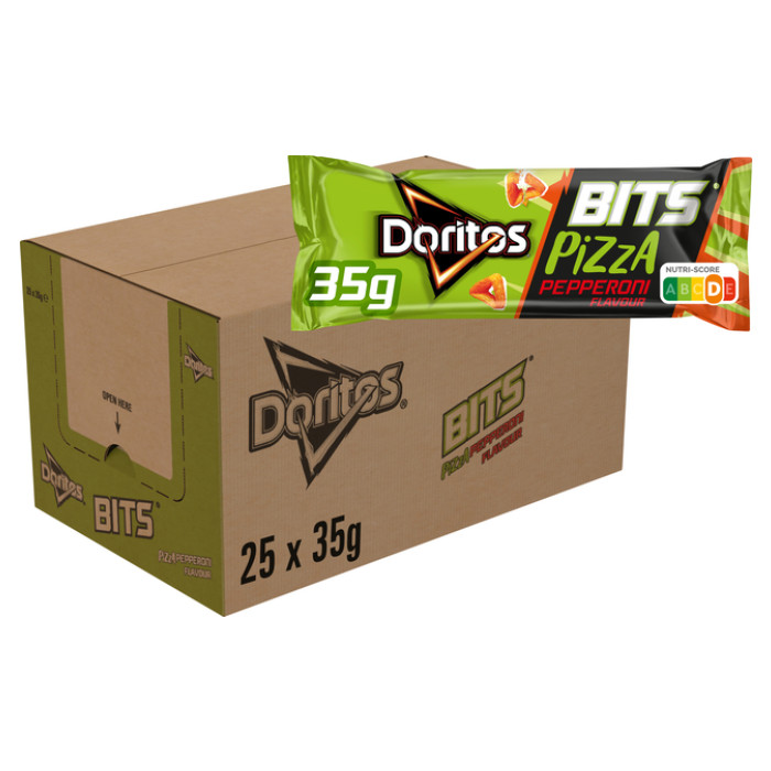 Chips Doritos Bits pizza pepperoni zak 35 gram