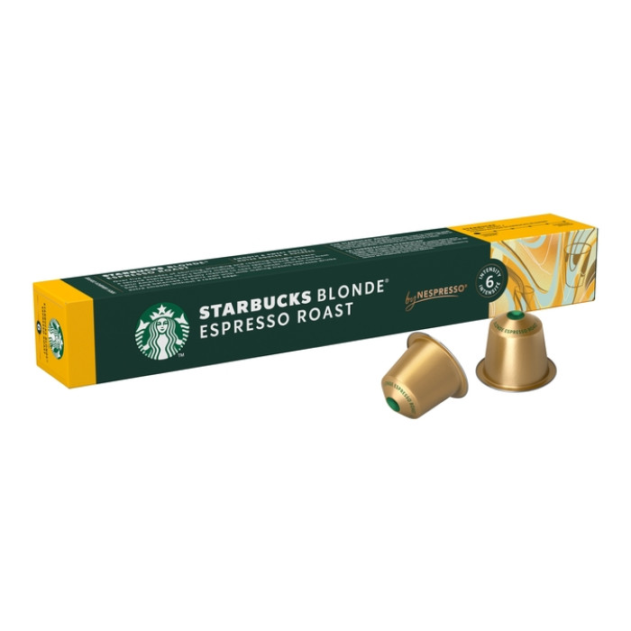 Koffiecups Starbucks espresso blonde roast 10 stuks