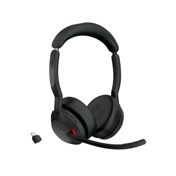 Headset Jabra Evolve2 55 Link 380/390c MS Stereo draadloos