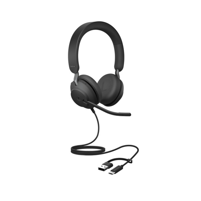 Headset Jabra Evolve2 40 SE USB C/A MS Stereo bedraad
