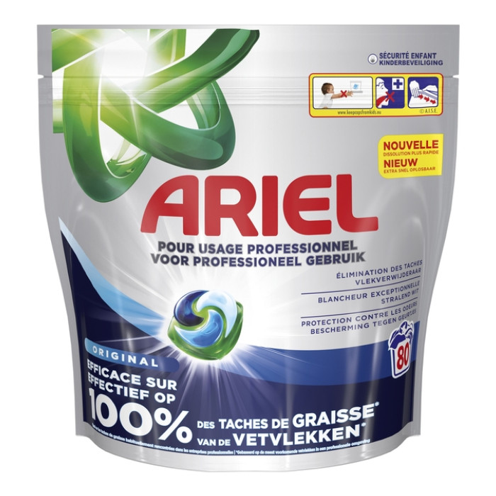 Wasmiddel Ariel prof All-one regular 80 pods