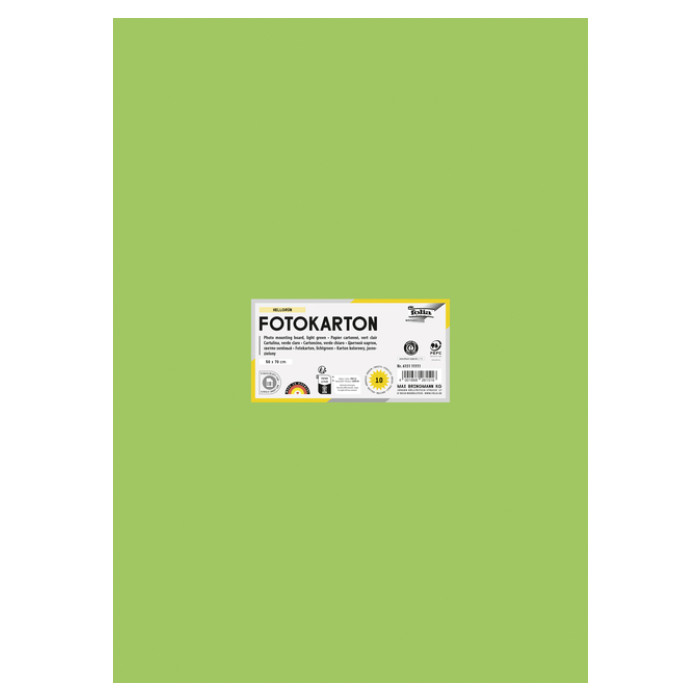 Fotokarton Folia 300gr 50x70cm 51 lichtgroen