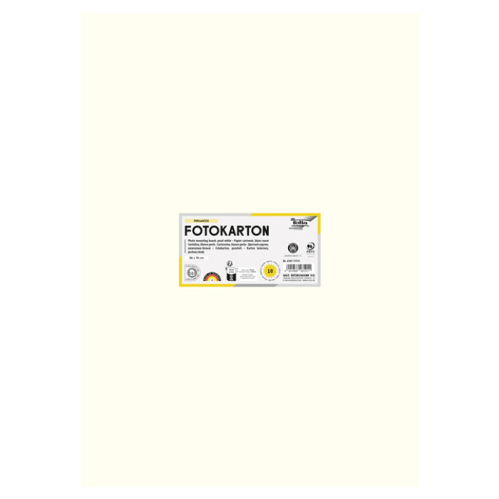 Fotokarton Folia 300gr 50x70cm 01 parelwit