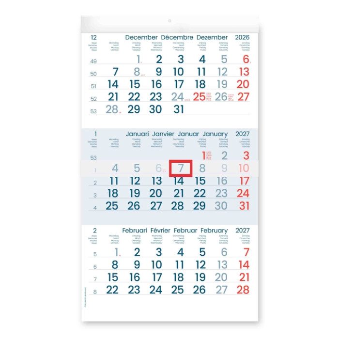 3-Maandskalender 2027 INNI Manager