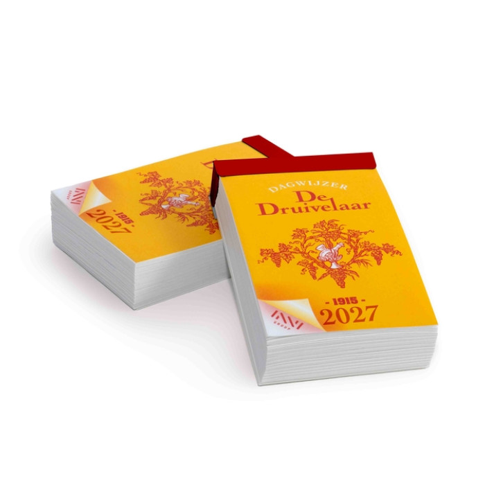 Dagscheurkalender 2027 de Druivelaar