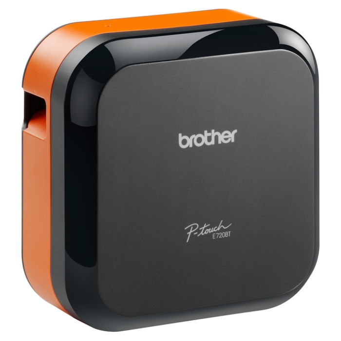 Labelprinter Brother P-touch Cube Plus TZe PT-E720BT desktop 24mm oranje
